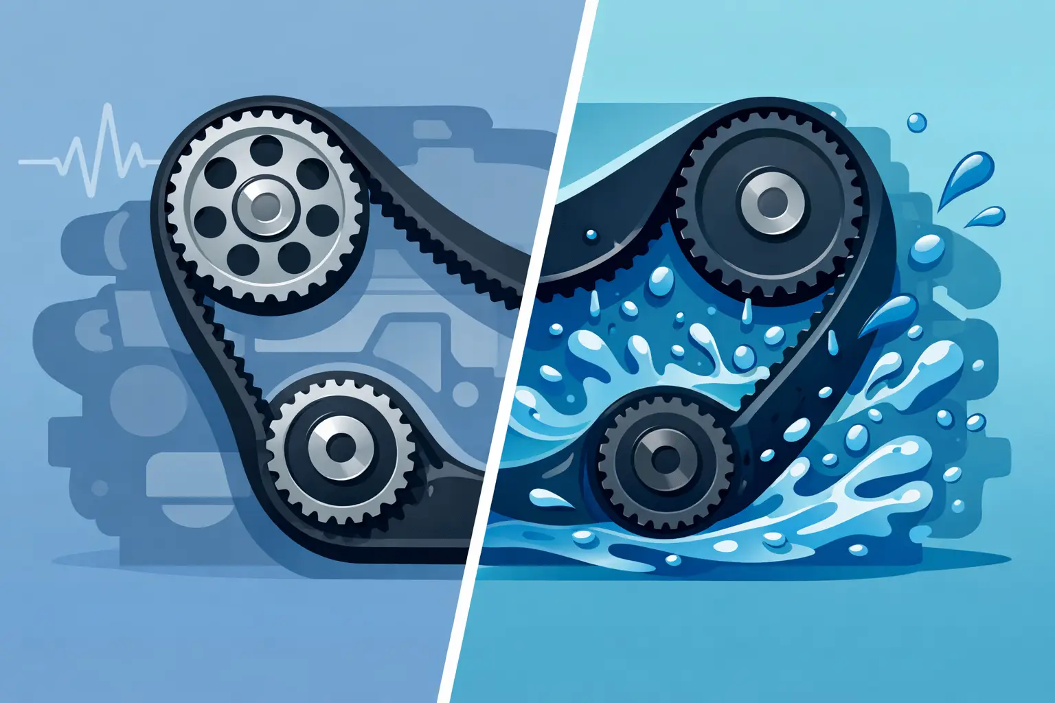 Timing Belt vs Wet Belt: What’s the Difference?