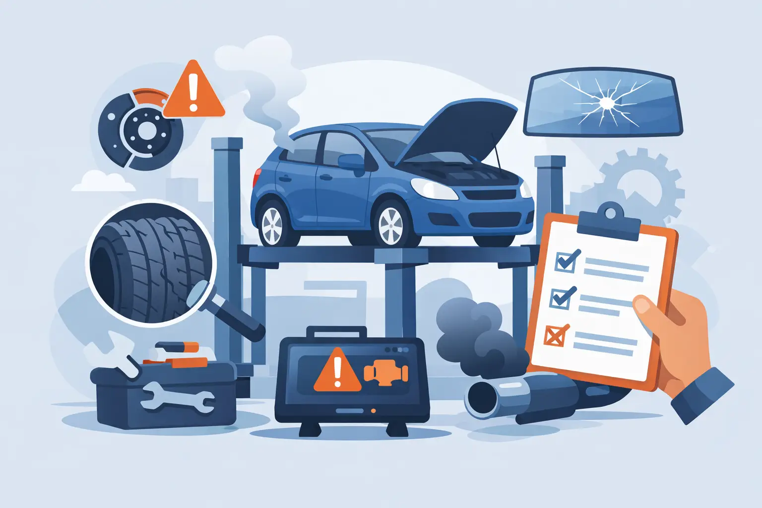 Top Reasons Cars Fail MOT Tests