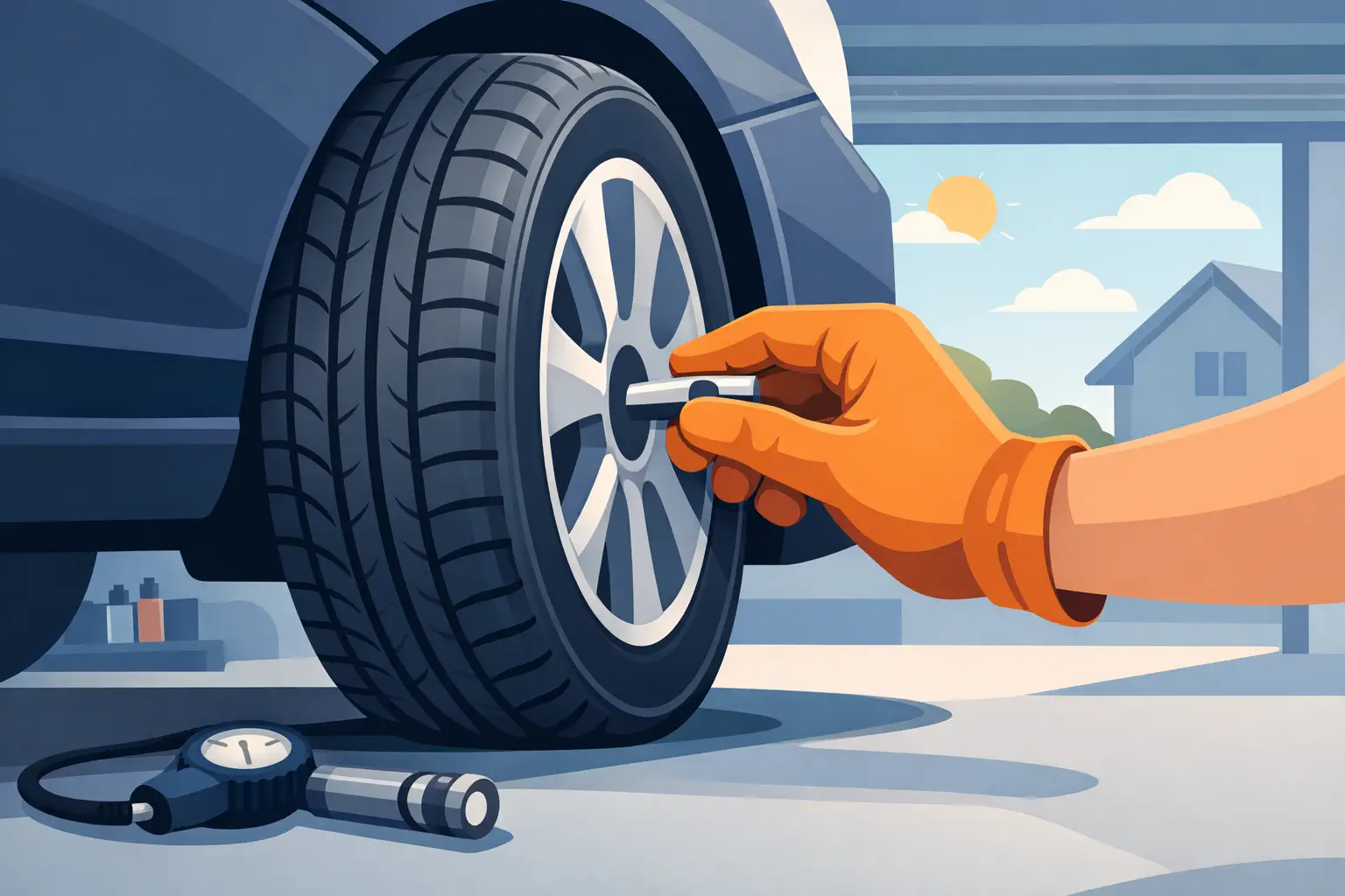 How to Check Tyre Tread Depth Safely at Home