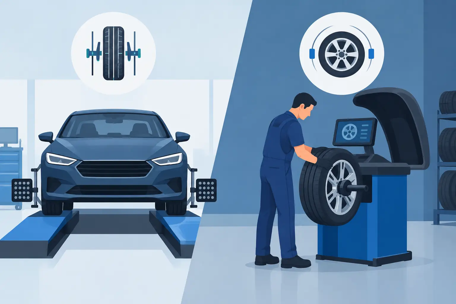 Wheel Alignment Versus Wheel Balancing Explained